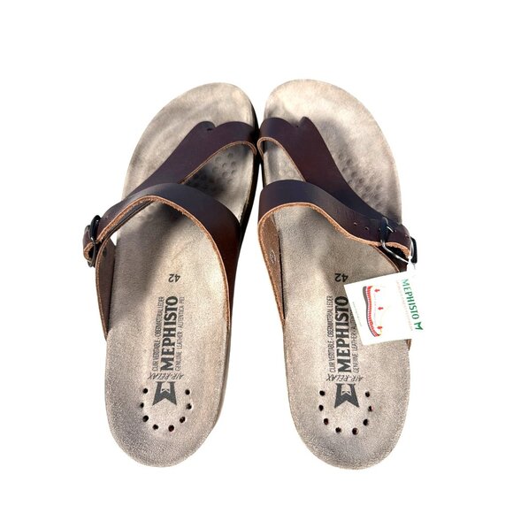New Mephisto Women's 42 Helen Sandal Chestnut Brown MSRP$175 - Picture 7 of 9
